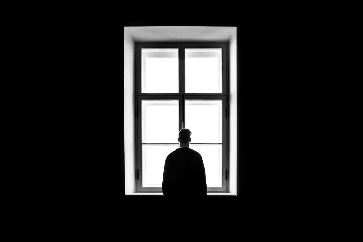 Calm moment by a window