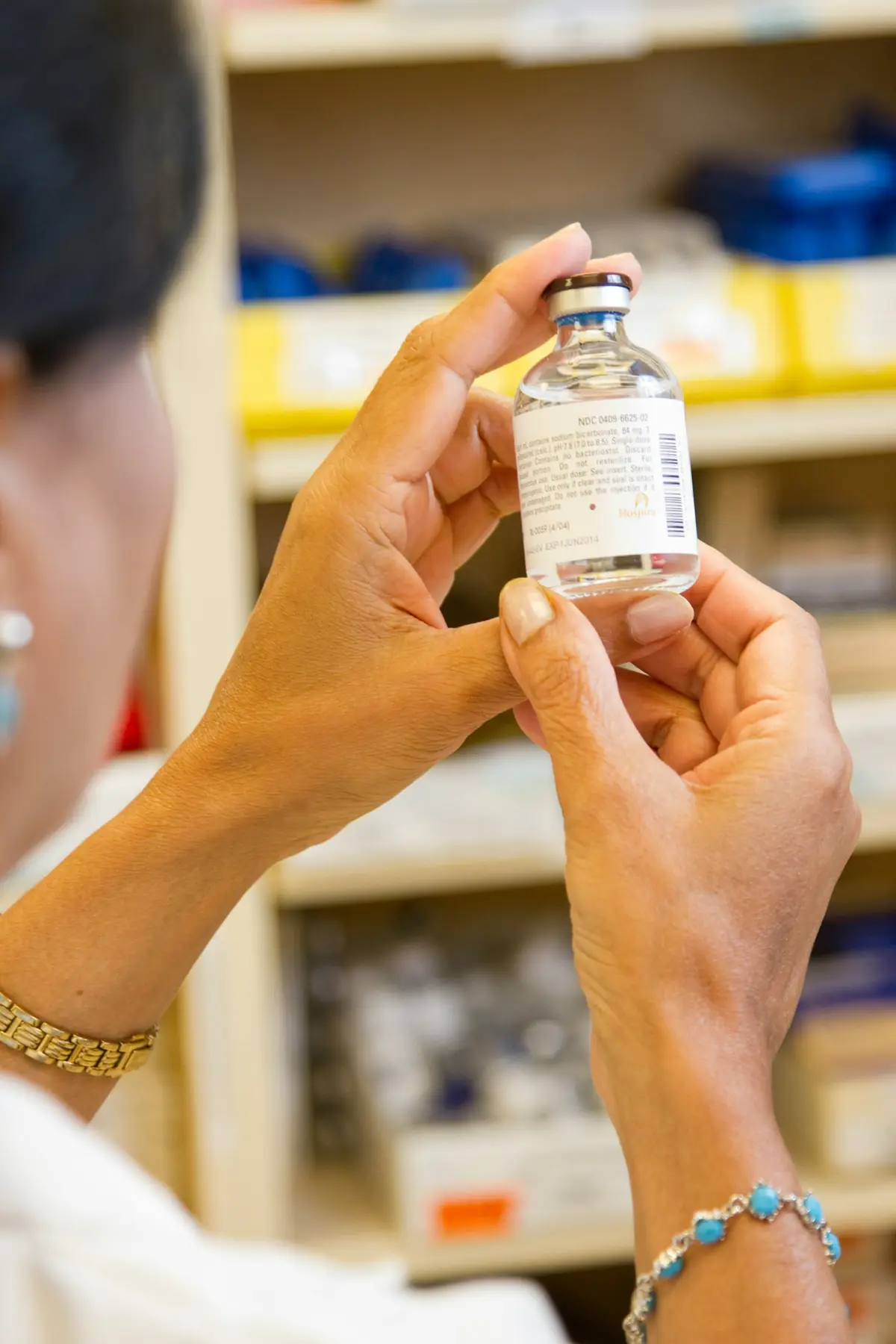 Pharmacist helping a customer