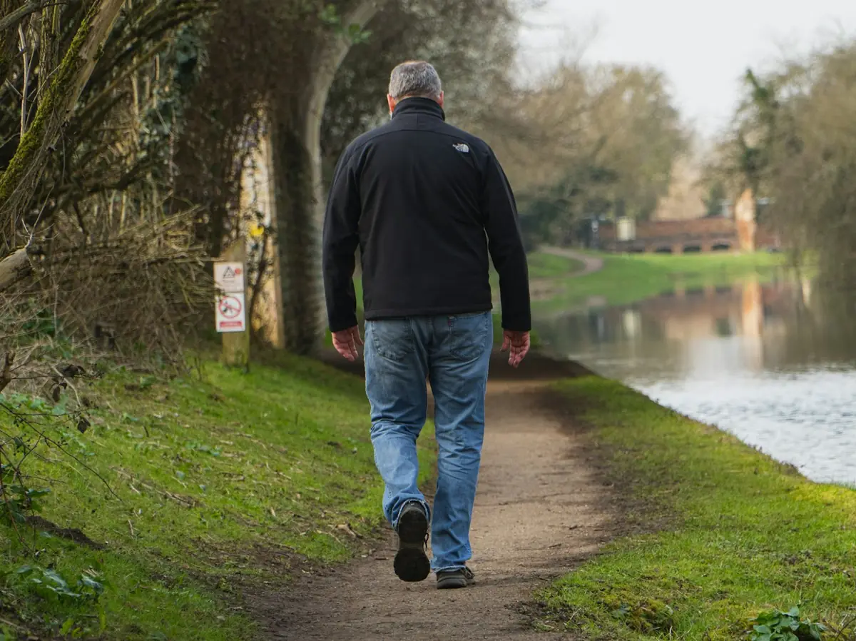 Walking outdoors for heart health