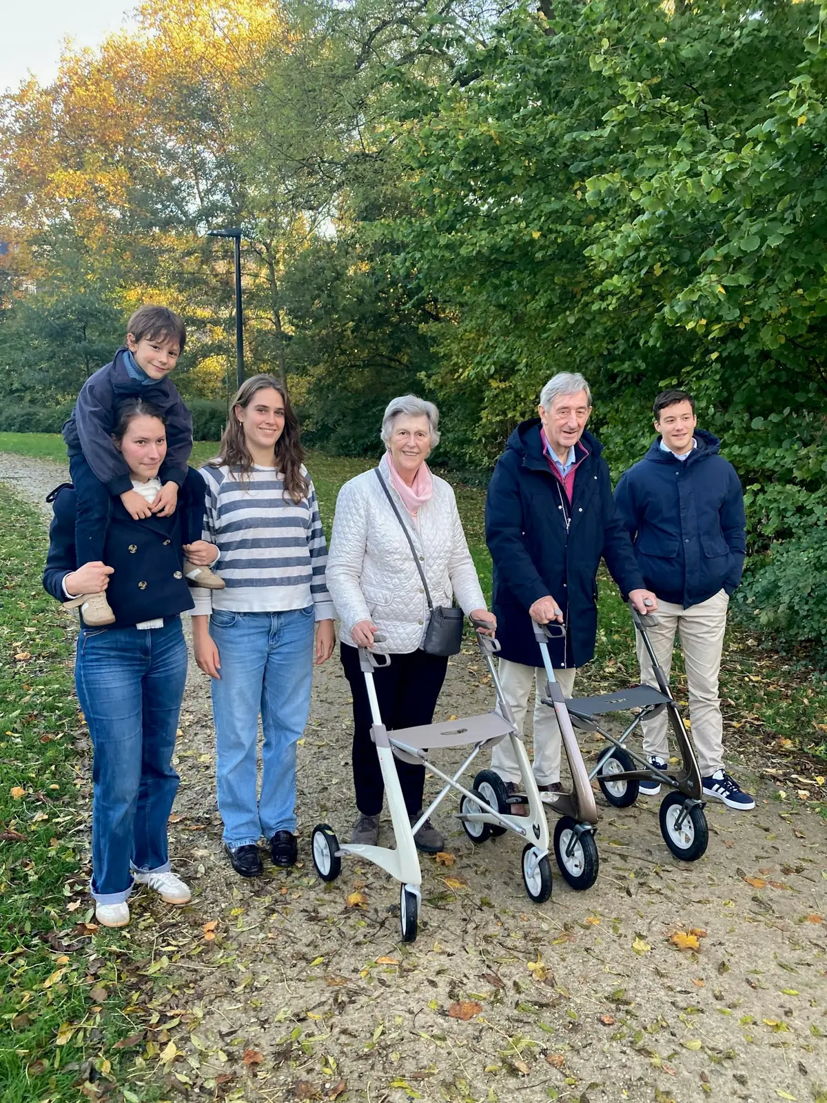 Three generations of one family